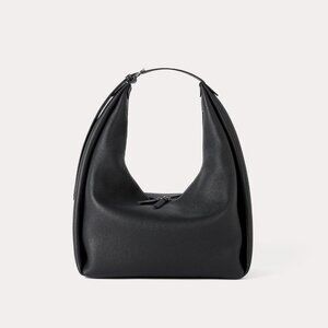 Totême Grained-Leather Belt Hobo Bag